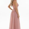 Pink Halter Maxi Dress
